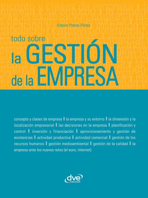 Title details for Todo sobre la gestión de su empresa by Esteve Planas Flores - Available